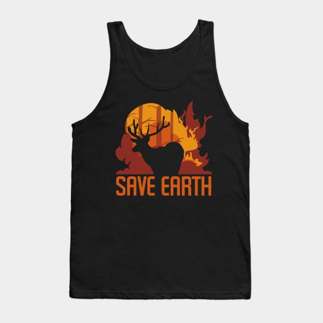 Save Earth, Rescue Animals for men women dad mom Premium T-Shirt Tank Top by JDaneStore